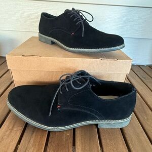 Men's Black Suede Dress Shoes